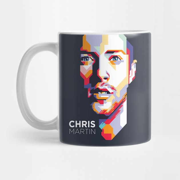 Chris Martin Pop Art by Laksana Ardie Store